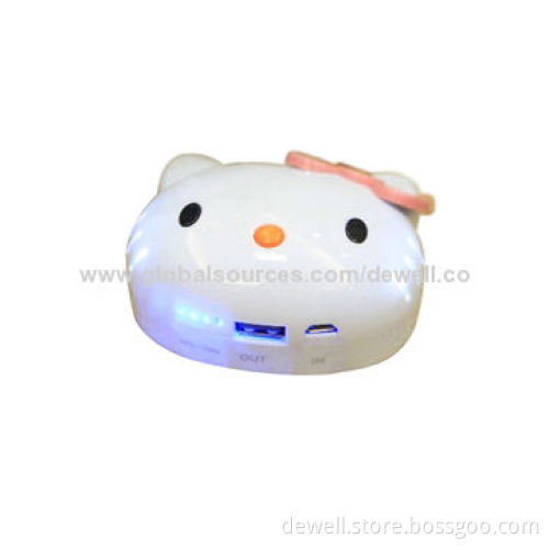 Hottest promotion gifts USB mobile phone battery chargers with LED indicator, full capacity